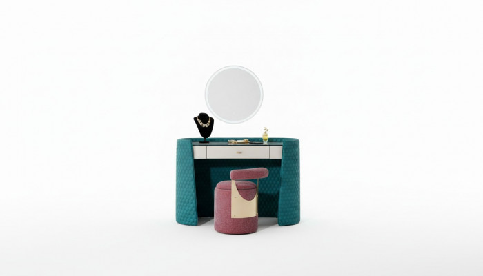 Schminktisch Hocker Schlofkummer Lieder Textil Konsolen Modern Design Schmink Nei