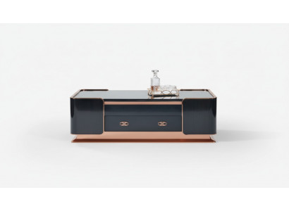 Couchtisch Holz Brong Edel Dëscher Modernen Design Miwwelen Luxus Wunnzëmmer