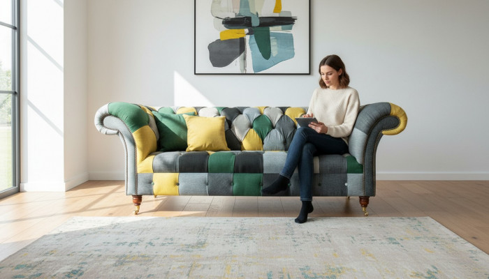 Chesterfield Méifaarweg Wunnzëmmer Modernen Design Couchen Sofa Nei Kreativ Miwwelen