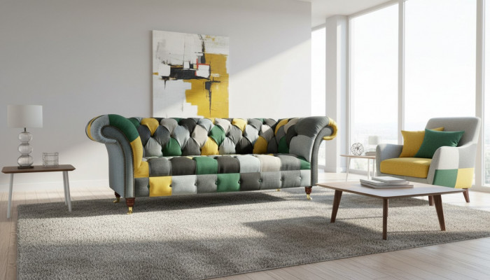 Chesterfield Méifaarweg Wunnzëmmer Modernen Design Couchen Sofa Nei Kreativ Miwwelen