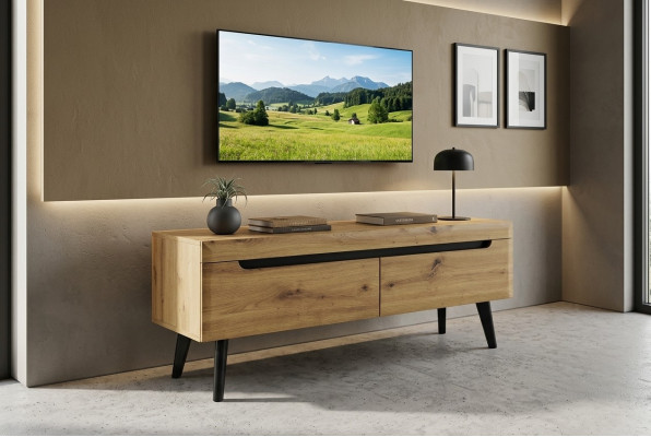 Sideboard RTV Kommod TV Schaf Lowboard TV Miwwelen Schief