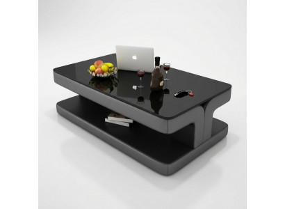 Designer Salontafel Polster Dësch Lieder Glas Modernen Dëscher Glas