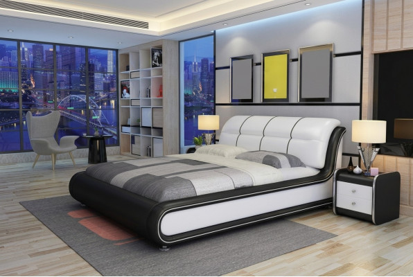 Duebel Better Kinneksbett Schlofkummer Luxus Italienesche Stil Miwwelen 180x200cm