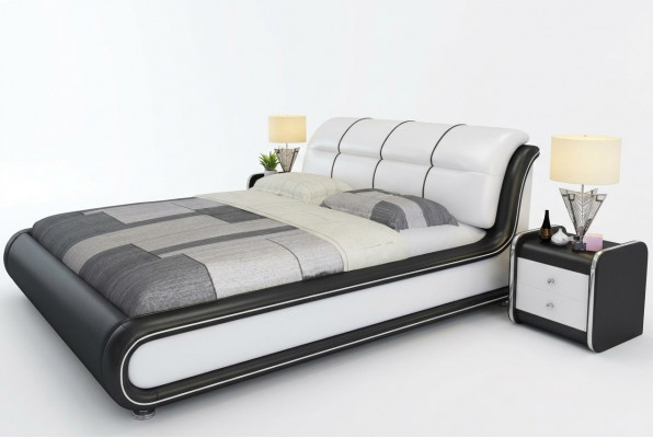 Duebel Better Kinneksbett Schlofkummer Luxus Italienesche Stil Miwwelen 180x200cm