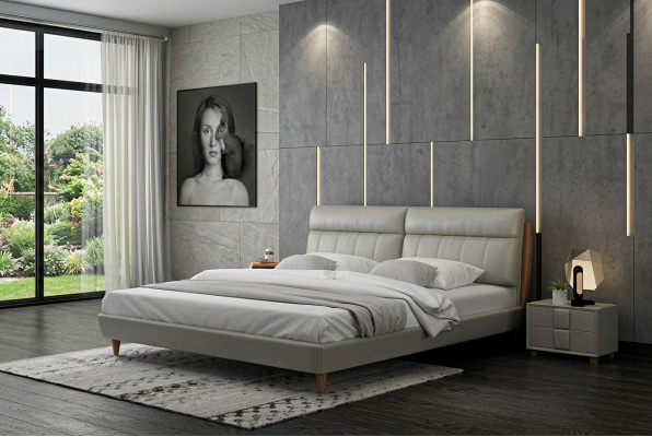 Bett Këssen Design Luxus Duebel Better Beige 180x200 Schlofkummer