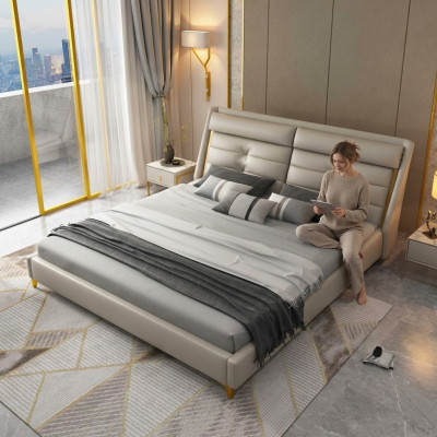 Luxe Schlofzëmmer Duebelbett Bett 180x200cm Lieder Better Bettgestell