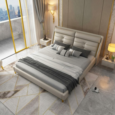 Luxe Schlofzëmmer Duebelbett Bett 180x200cm Lieder Better Bettgestell