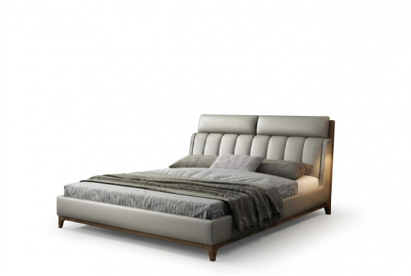 Modernen Design-Bett 180x200 Lieder Holz Better Duebelszëmmer Schlafzëmmer