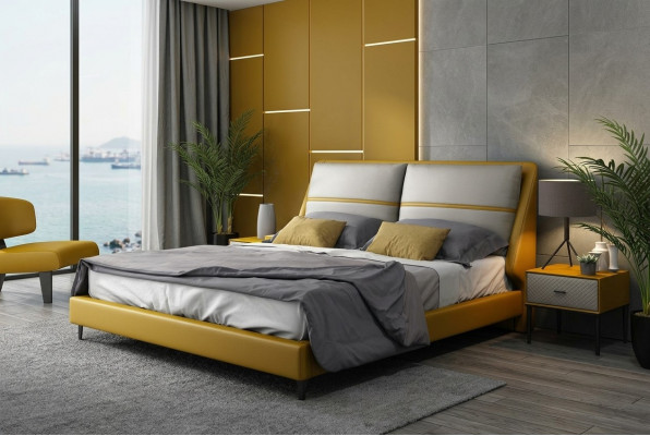 Luxus-Schlofzëmmer-Bett Design Luxus duebel Hotelbeter 180x200 cm
