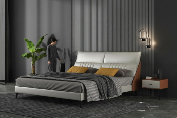 Designer Bett Schlofkummer Better Textil Lieder Hotel Luxus Polster Samt Wäiss Nei