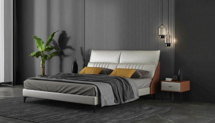 Designer Bett Schlofkummer Better Textil Lieder Hotel Luxus Polster Samt Wäiss Nei