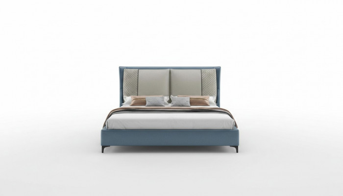 Designer Bett Schlofzëmmer Better Textil Lieder Hotel Luxus Polster Samt Stoff