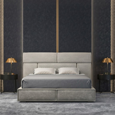 Bett Design Bett Duebel Bestiet Modern Hotel Gestell Schlofzëmmer
