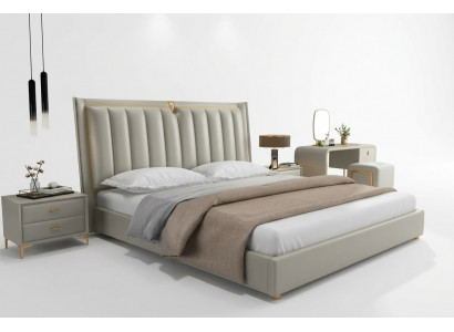 Luxus Bett Polsterbett Lieder Schlofzëmmer Better 180x200cm Duebelbett