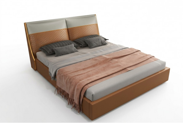 Designer Bett Schlofzëmmer Better Textil Lieder Hotel Luxus Polster Samt Stoff