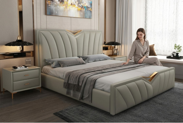 Designer Bett Schlofkummer Better Lieder Hotel Luxus Gepolstert Italienesch Miwwelen