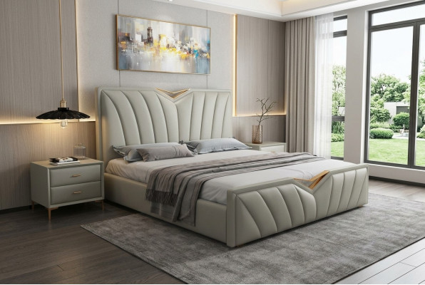 Designer Bett Schlofkummer Better Lieder Hotel Luxus Gepolstert Italienesch Miwwelen
