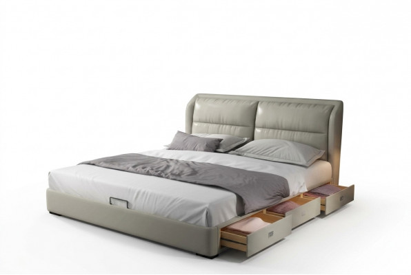 Designer Bett Schlofkummer Better Textil Lieder Hotel Luxus Polster Samett Stoff
