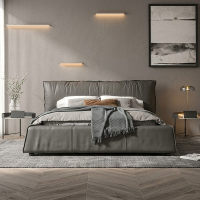 Design Lieder Bett Duebel Koppel Modernes Hotel Luxus Schlofzëmmer Better