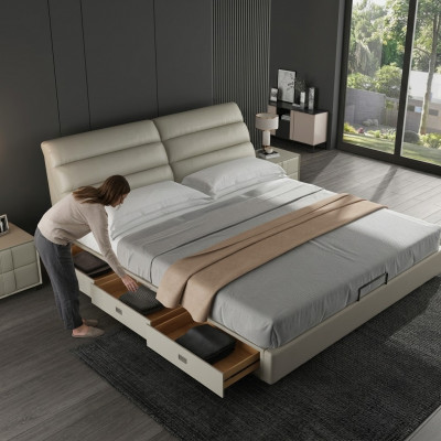 Bett Klassesch Polster Design Luxus Duebel Hotel Better Schlofzëmmer