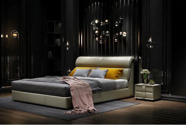 Luxus Bett Schlofkummer Lieder Polster Duebel Better Holz Design 180x200cm Nei
