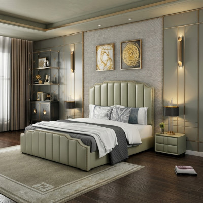 Schlofkummer Luxus Bett Design Better 180x200cm Duebel Hotel Miwwelen Ariichtung