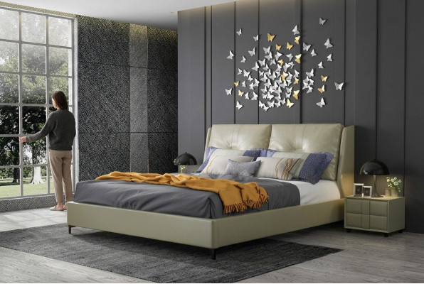 Bett Këssen Design Luxus Duebel Hotel Better Zëmmer Schlof 180x200cm
