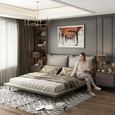 Doppelbett Bett Ehebett Design Luxus Luxus Better Designbett Textil
