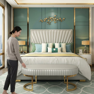 Bett-Këssen Design Luxus Duebel Hotel Better Schlof Zëmmer 180x200cm