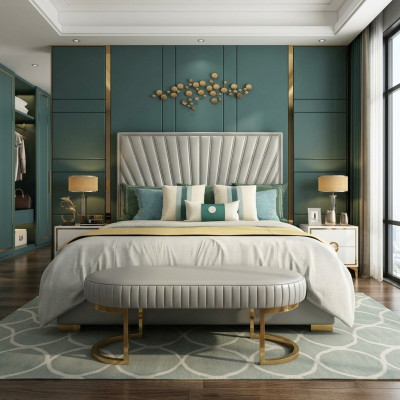 Bett-Këssen Design Luxus Duebel Hotel Better Schlof Zëmmer 180x200cm