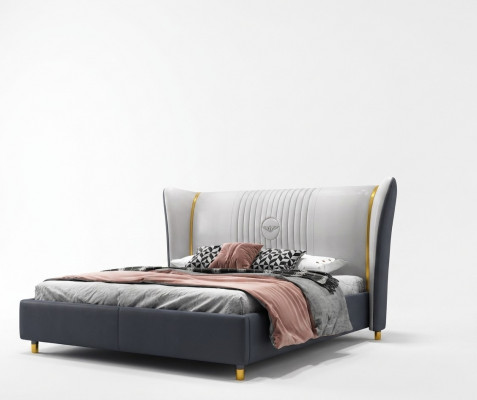 Designer Duebelbett Bett Hotel Luxus Schlofkummer 150/180x200cm Lieder