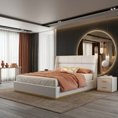 Modernen Design Bett xxl Better Duebel Hotel Textil 150 180x200cm