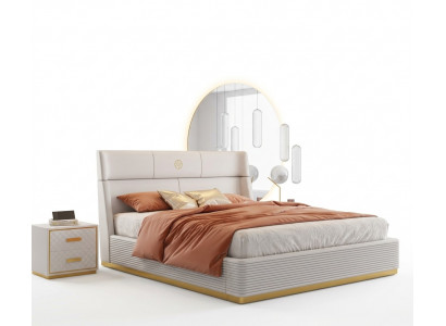Modernen Design Bett xxl Better Duebel Hotel Textil 150 180x200cm