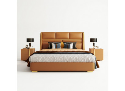 Klassesch Bett Duebelbett Better Holz Landhausstil Schlofzëmmer