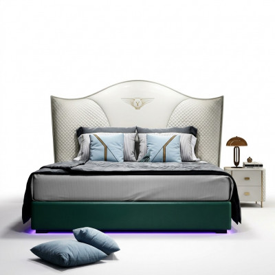 Klassesch Bett Barockstil Duebelbetter Schlofkummer 180x200cm