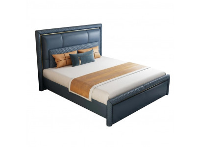 Design-Bett Schlofzëmmer Duebelbett Better Hotel Luxus Polster Lieder