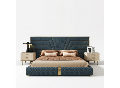 Designer Bett 180x200 Lieder Textil Better Duebel Schlof Sall Luxus