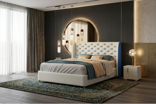 Bett Këssen Design Luxus Duebel Hotel Better Schlofzëmmer Lieder Modern