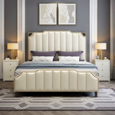 Bett Këssen Design Luxus Duebel Hotel Better Bestietnes 180x200cm Schlofzëmmer