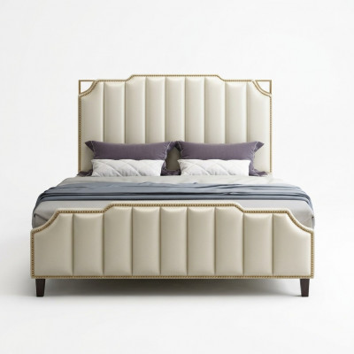 Bett Këssen Design Luxus Duebel Hotel Better Bestietnes 180x200cm Schlofzëmmer