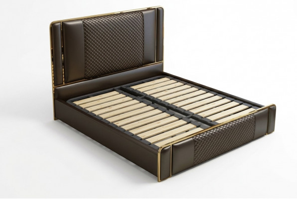 Bett Schlofkummer Design Miwwelen Modern Luxus Better Polster Gestell Nei