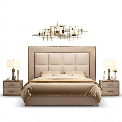 Klassesch Polster Lieder Kënschtlech Lieder Duebelbett Luxus Design Better Duebel