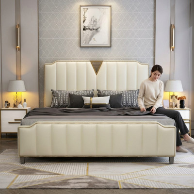 Designer Bett 180x200 Lieder Hotel Metal Better Deko Duebel Schlofzëmmer