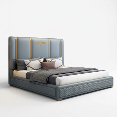 Bett Këssen Design Luxus Metall Duebel Better Hotel Bestiet Schlofzëmmer