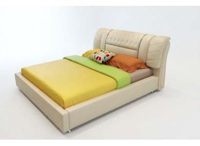 Designer Bett Chesterfield Better Textil Lieder Hotel Luxus Polster Samett Stoff1