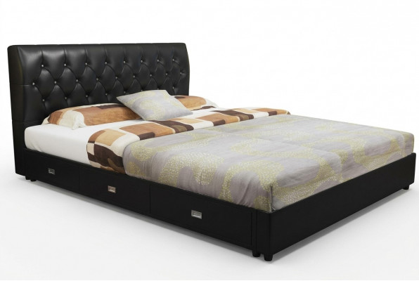 Chesterfield Designer Bett Schlofkummer Textillieder Polster Italienesch