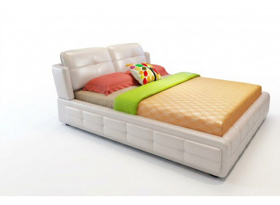 Luxus Schlofzëmmer Bett Këssen Deko Design 180x200cm duebelt Hotel Better