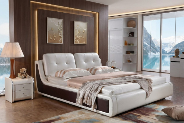 Duebelbett Bett Eedbett Design Luxus Polsterbett Ariichtung Textil Better