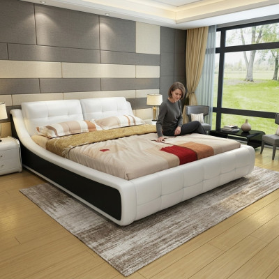 Design-Bett Schlofzëmmer Better Textil Hotel Luxus Polster Miwwelen Stoff Miwwelen