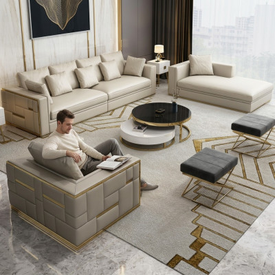 Design Luxus Sofagarnitur Lieder Sofa Polster Couche Design Miwwel Set
